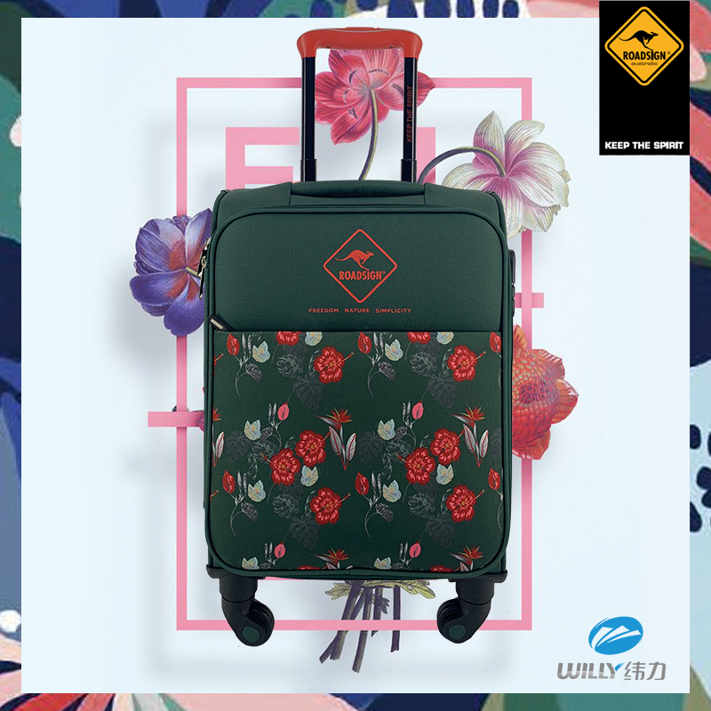 Roadsign Flowers soft luggage