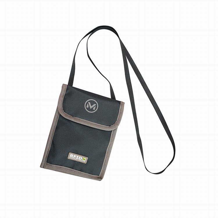 Soft RFID blocking fabric passport bag