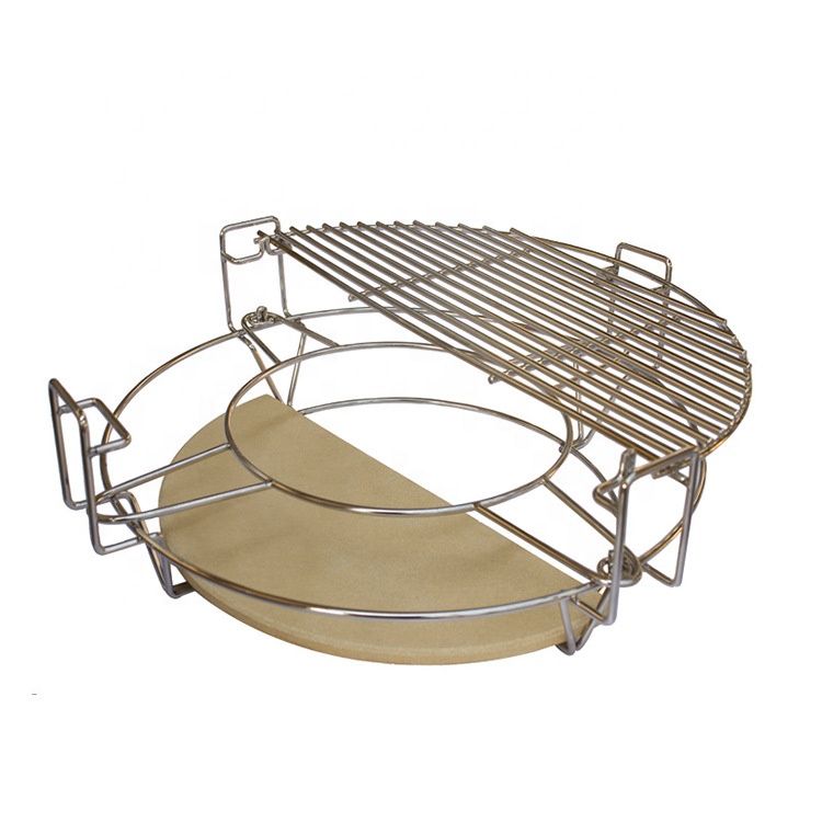 SEB Divide & Conquer Cooking System BBQ GRILL PIZZA STONE