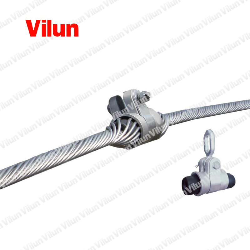 Helical suspension clamp