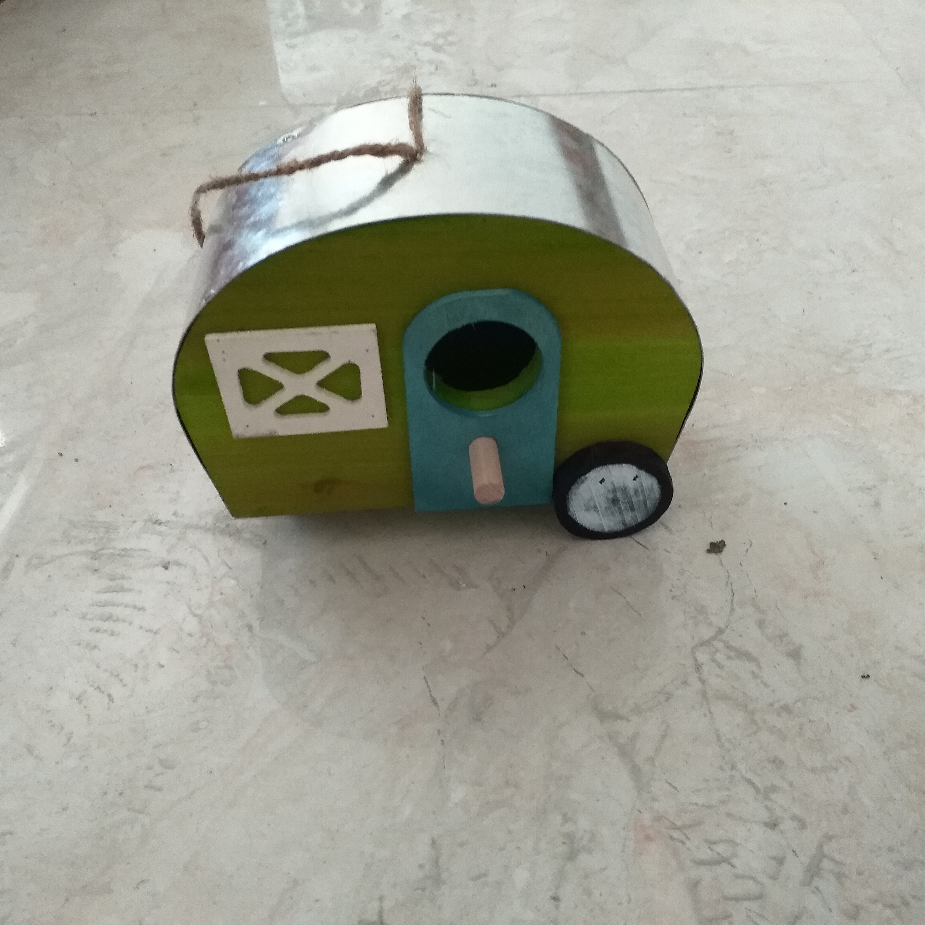 wooden birdhouse