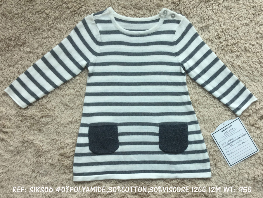 Girl's 12 Gauge Knitted Dress