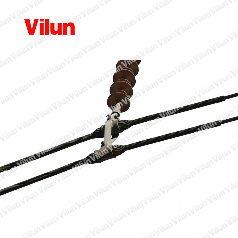 !Helical suspension clamp for ACSR conductor