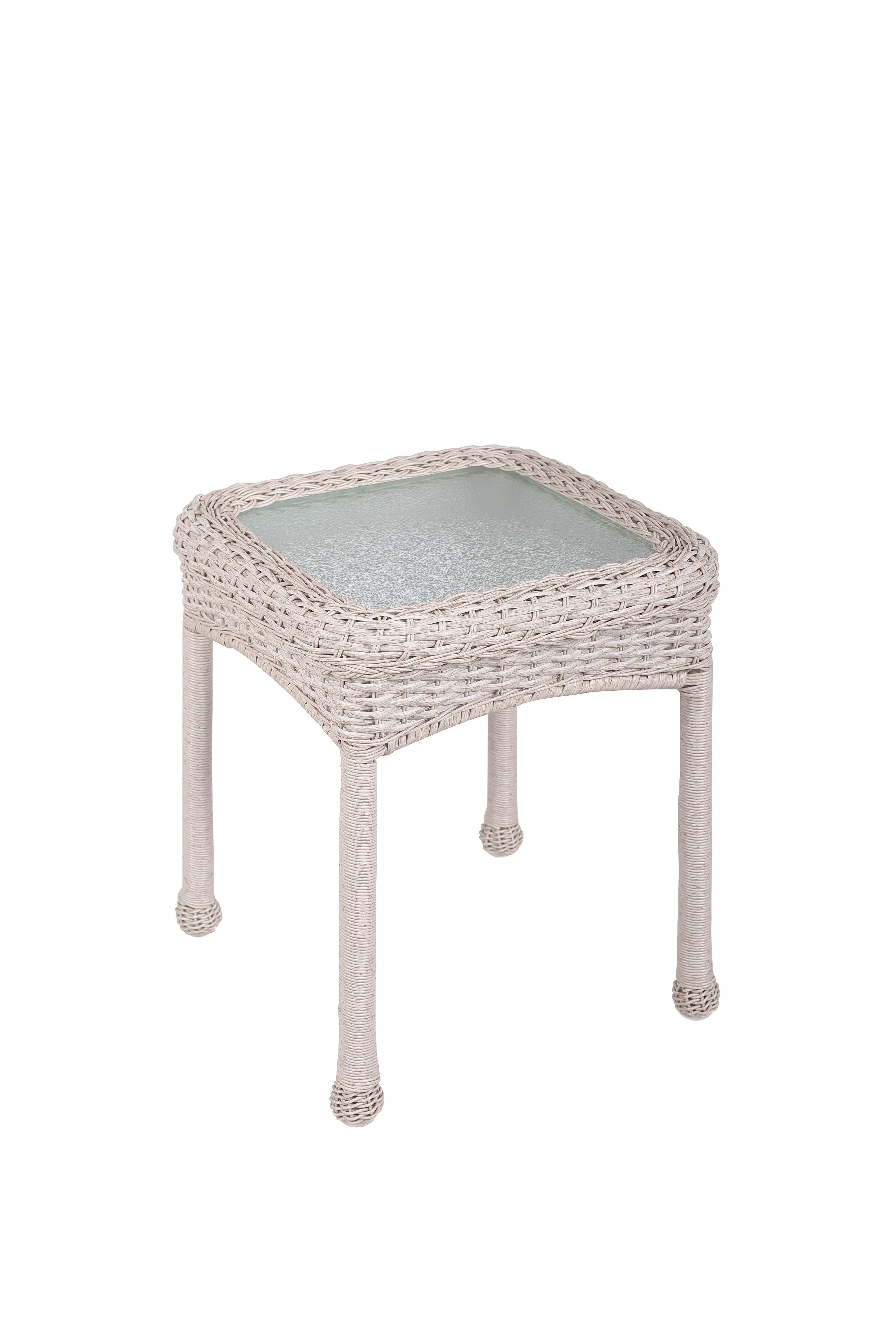 Wicker End Table