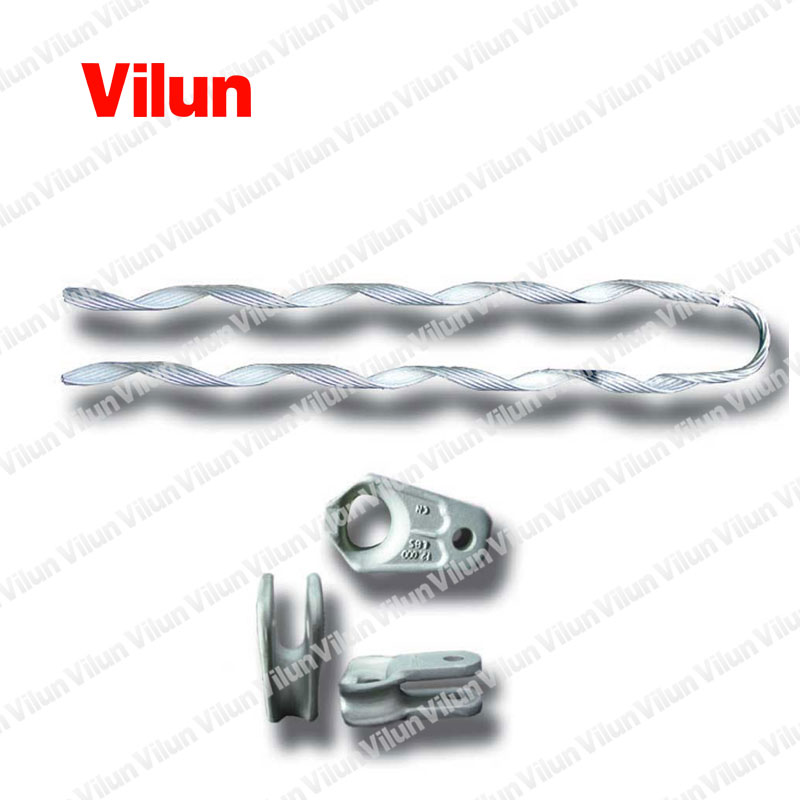 Helical tension clamp for conductor