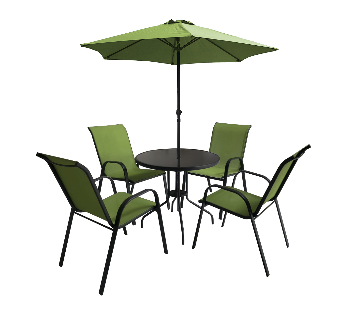 6pcs Sling Stack Chair