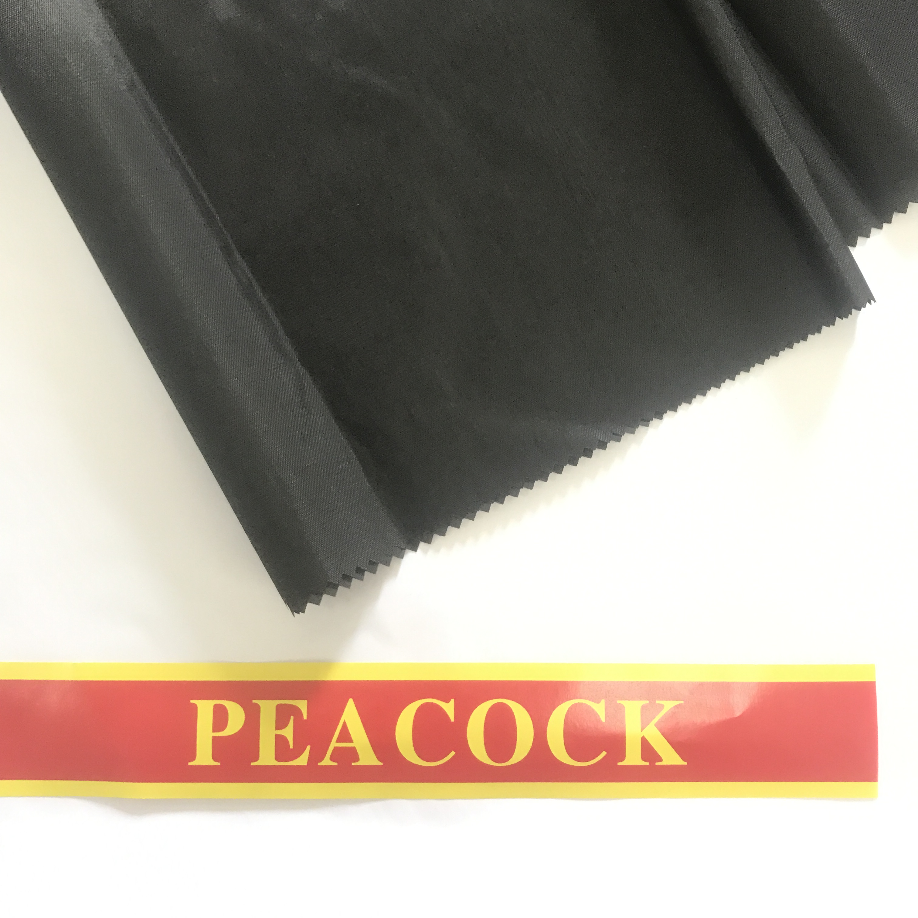 170T Peacock Taffeta Black Cheap Pungi For Bag Lining