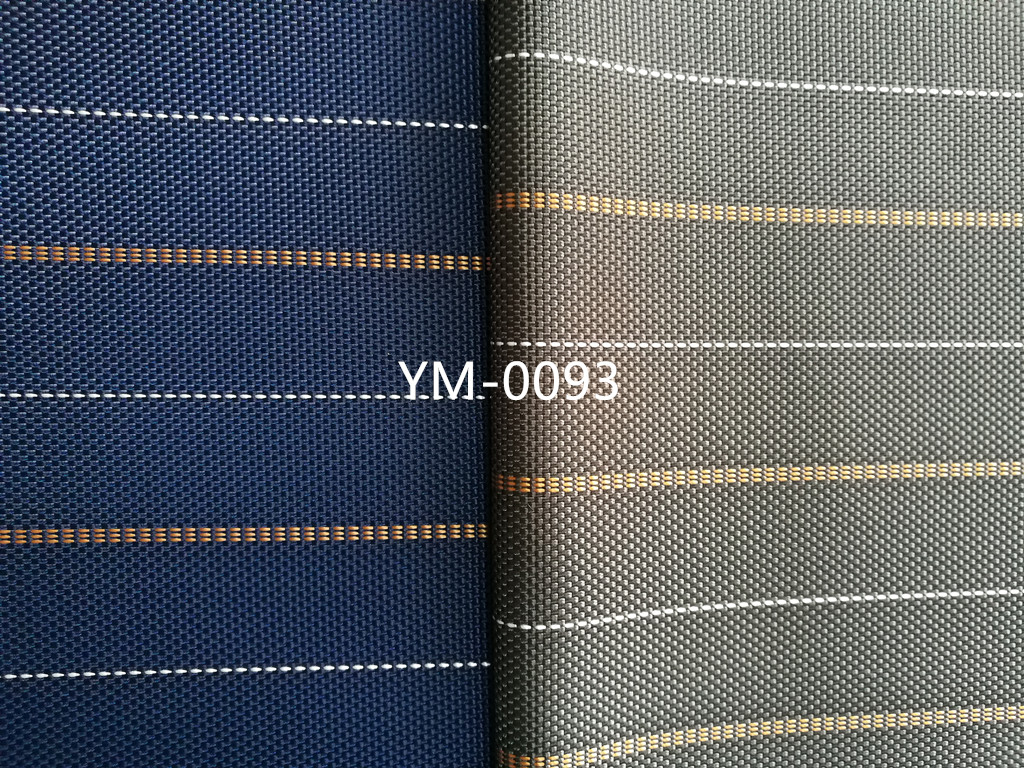 Gold Silver Double Yarn Twon-Tone Oxford Fabric for luggage