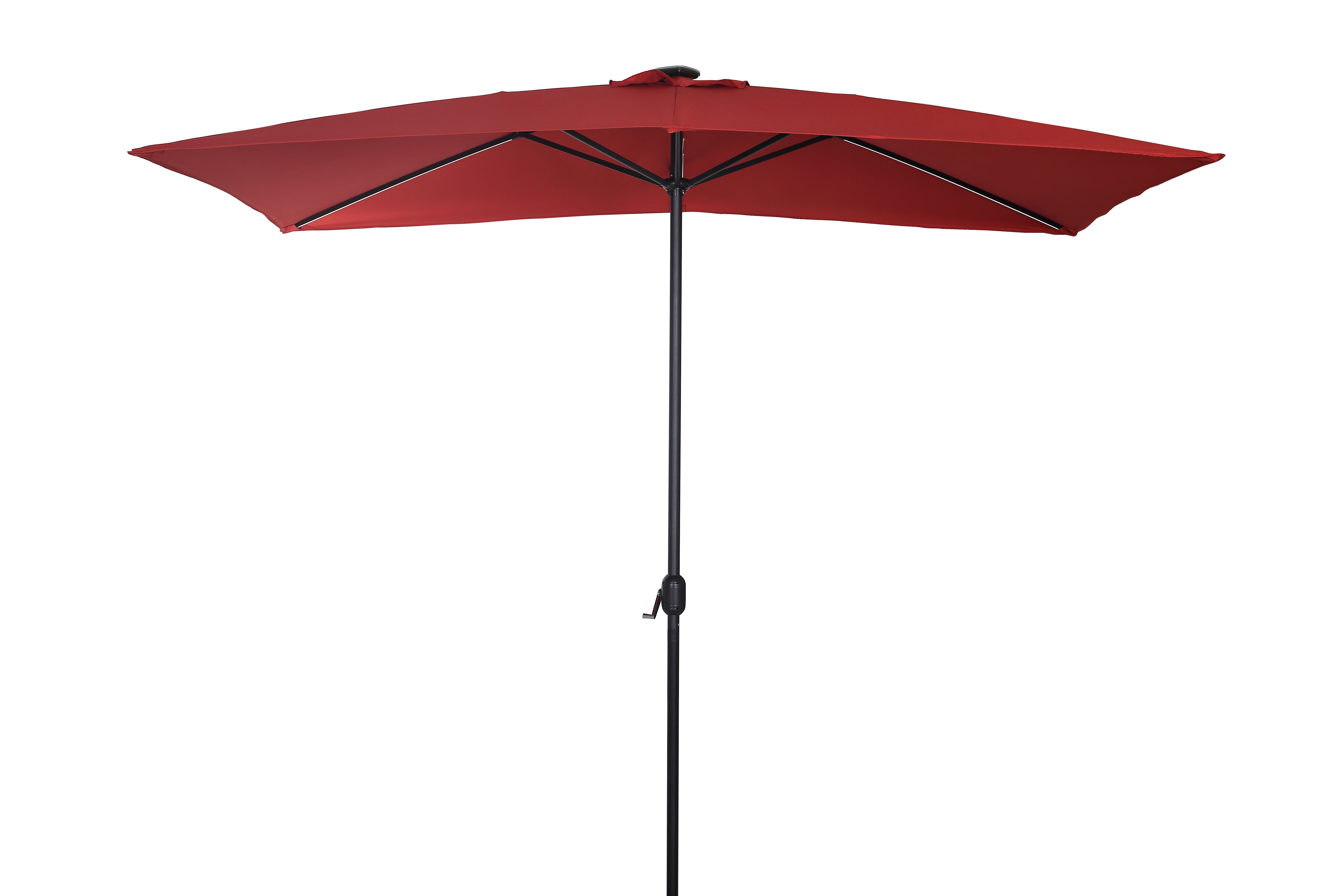 6.5x10ft Retangularled Carnk Umbrella