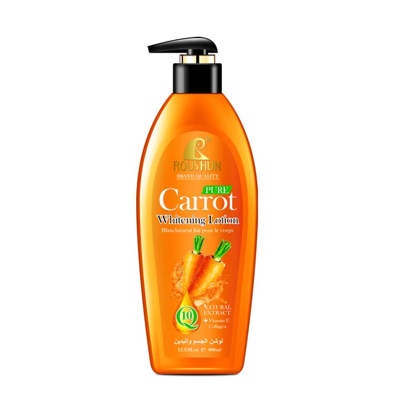Roushun Pure Carrot Moisture & Whitening Skin Care Q10 Body Lotion