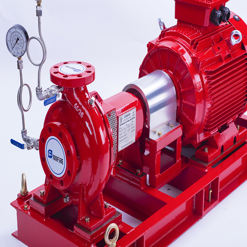 motor end suction fire pump set