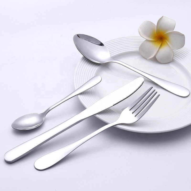 Stainless Steel Cutlery Flatware Silverware Set for Party Wedding Restaurant