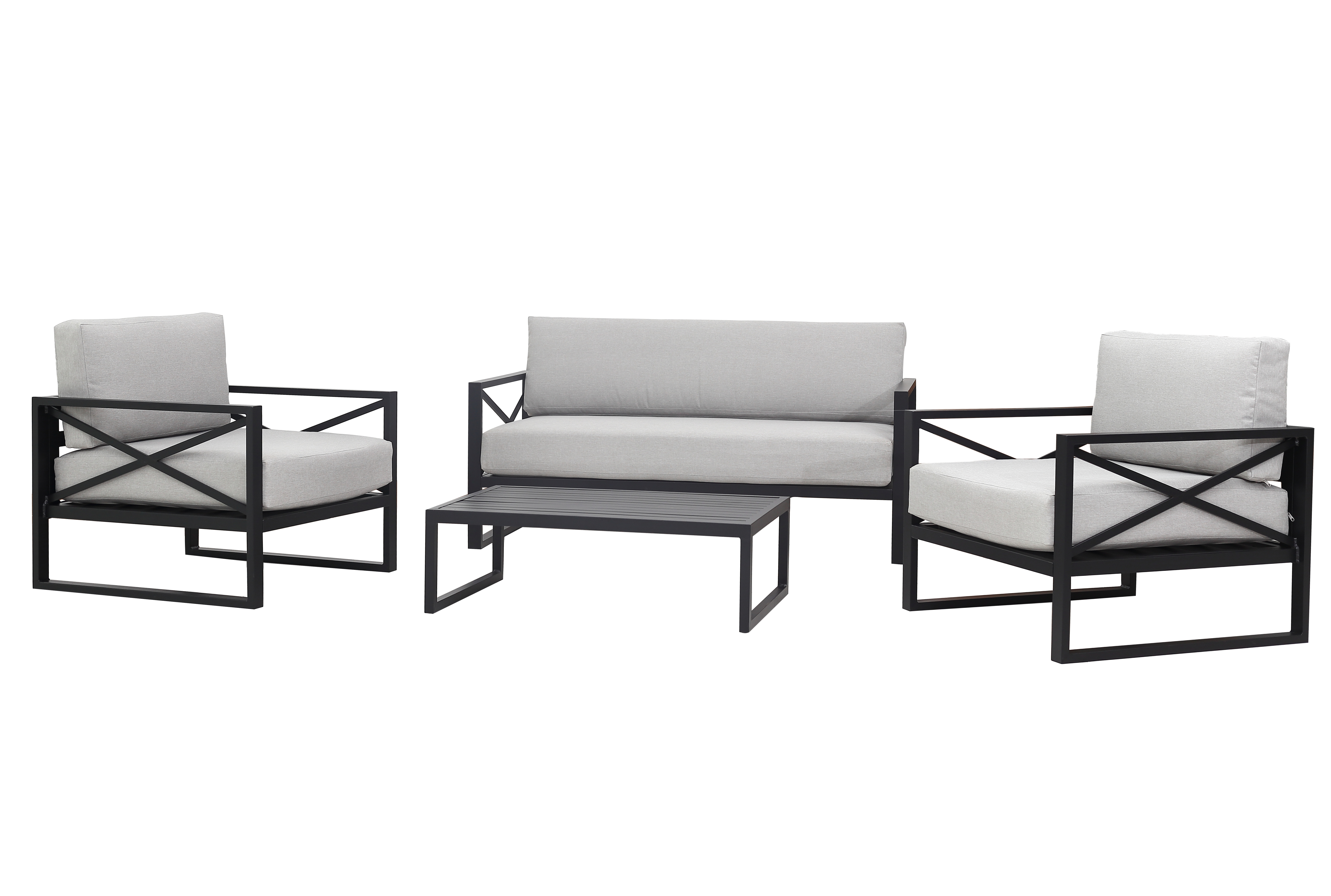 4pcs Crystonal Sofa Set