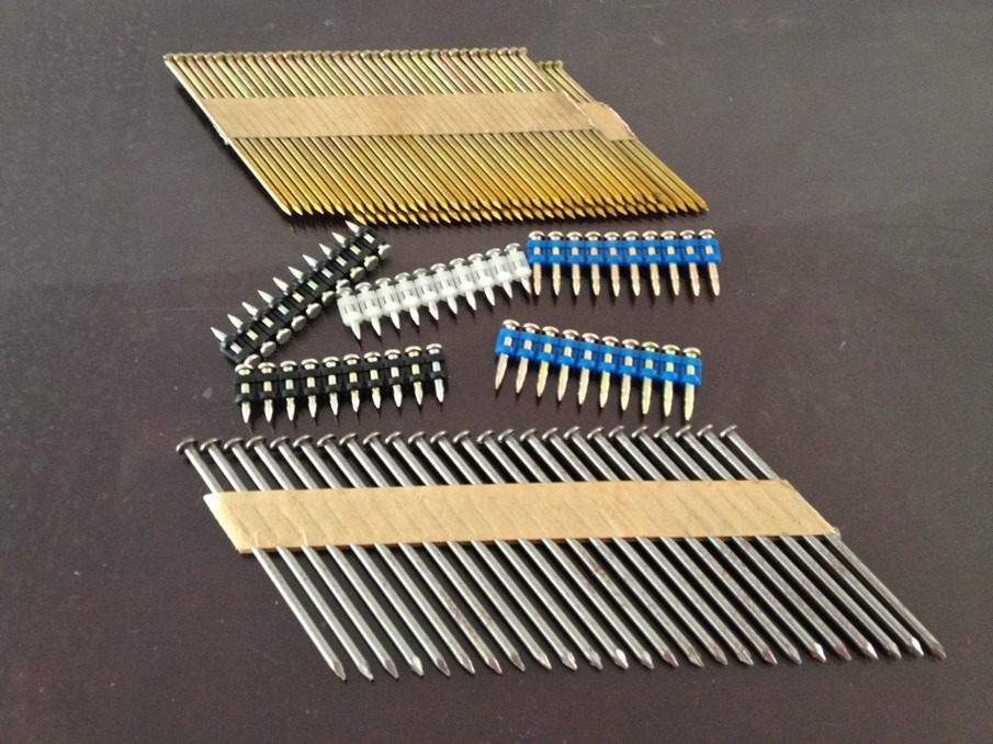 Paper strip nail