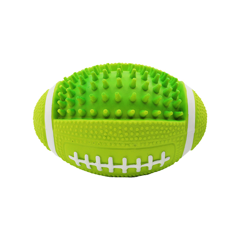5.5" Latex American Football Natural Latex Dog Pet Toys