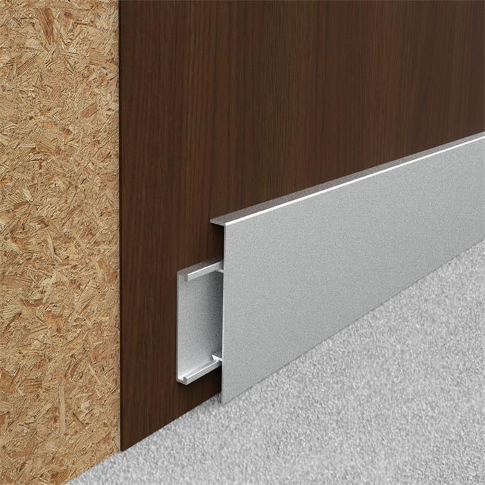 Aluminum Skirting Board Easy Installation