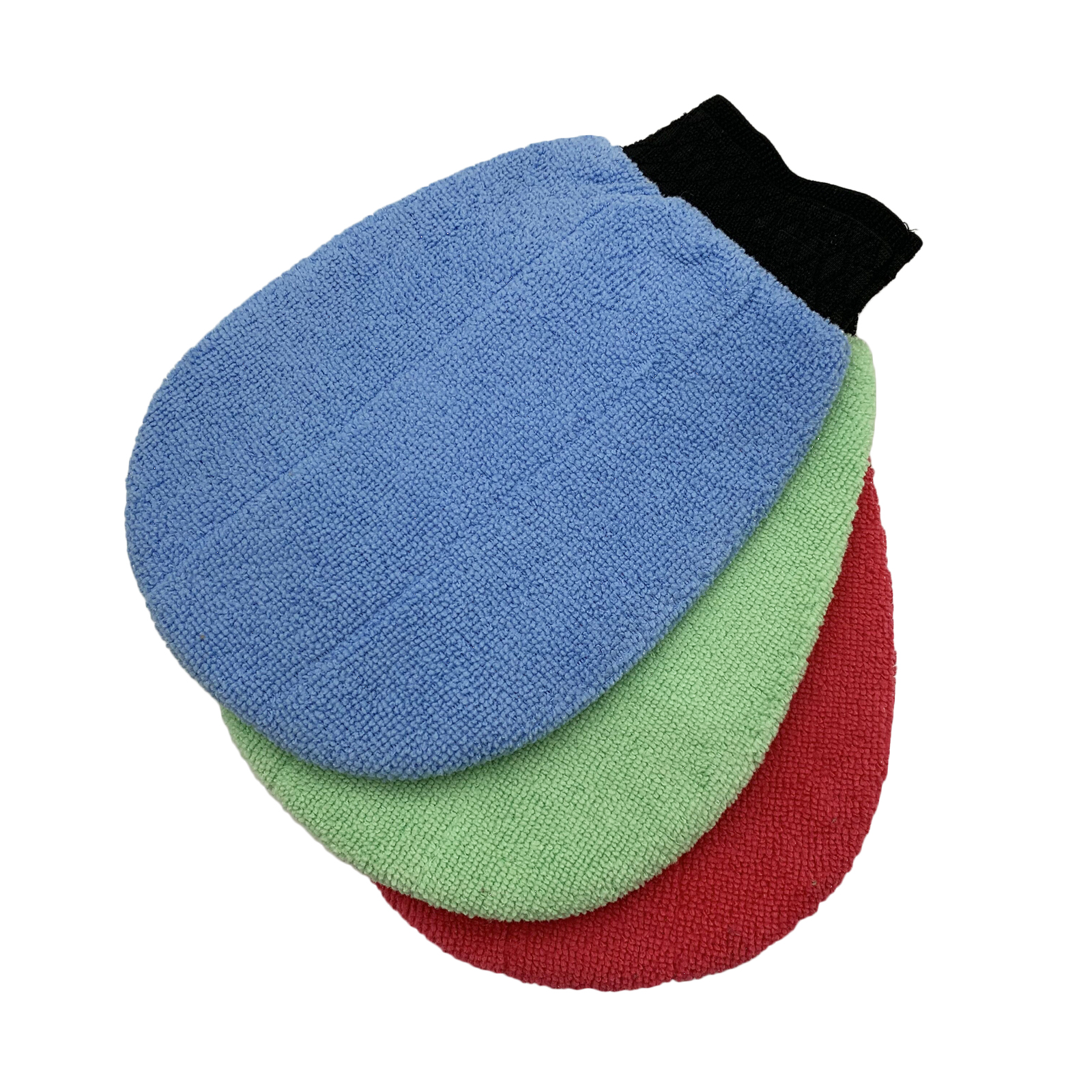 Microfibre wash mitt round