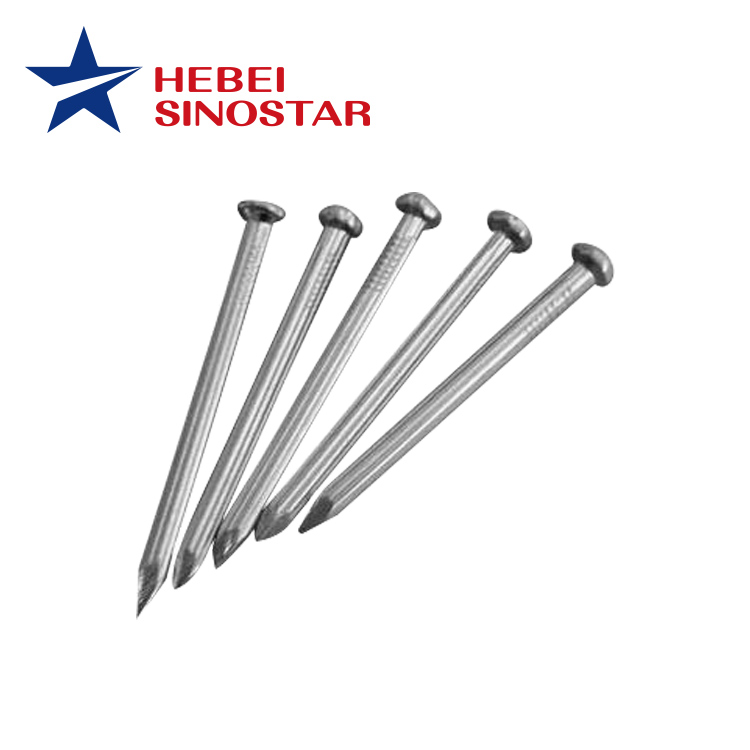 Blue Fluted Shank Steel Concrete Nail