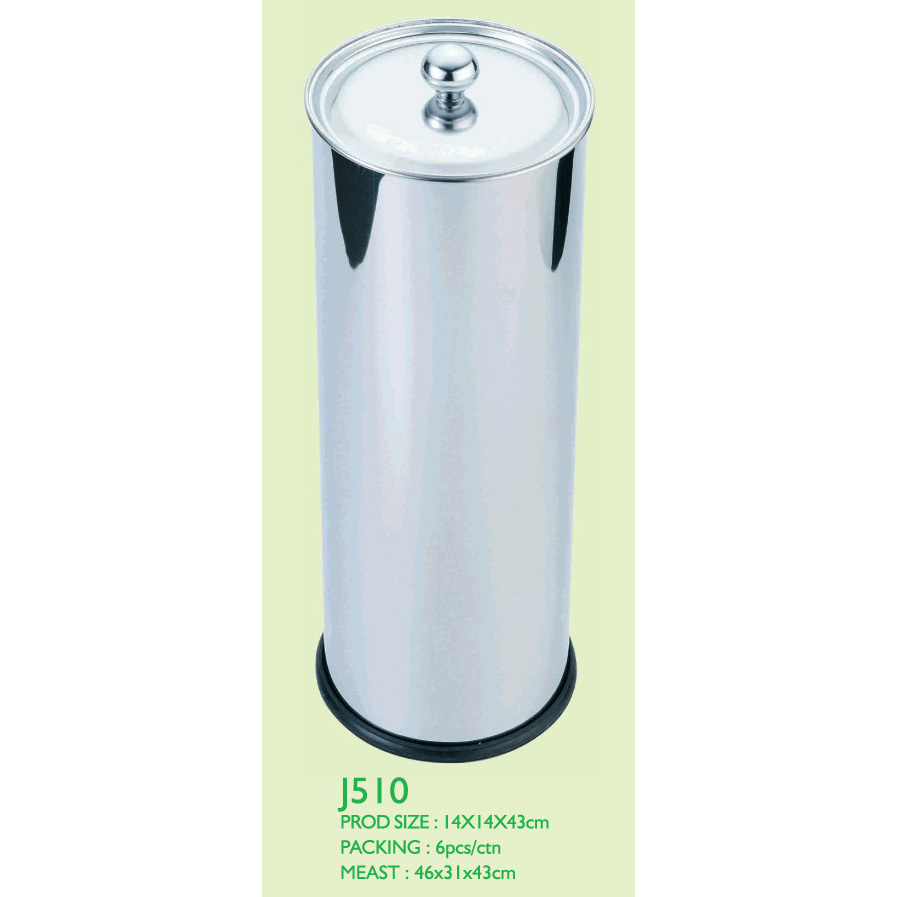 Stainless steel roll paper holder