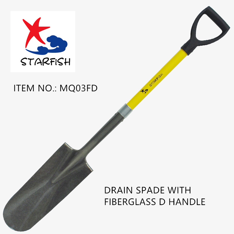 Drain Spade With Fiberglass D Handle