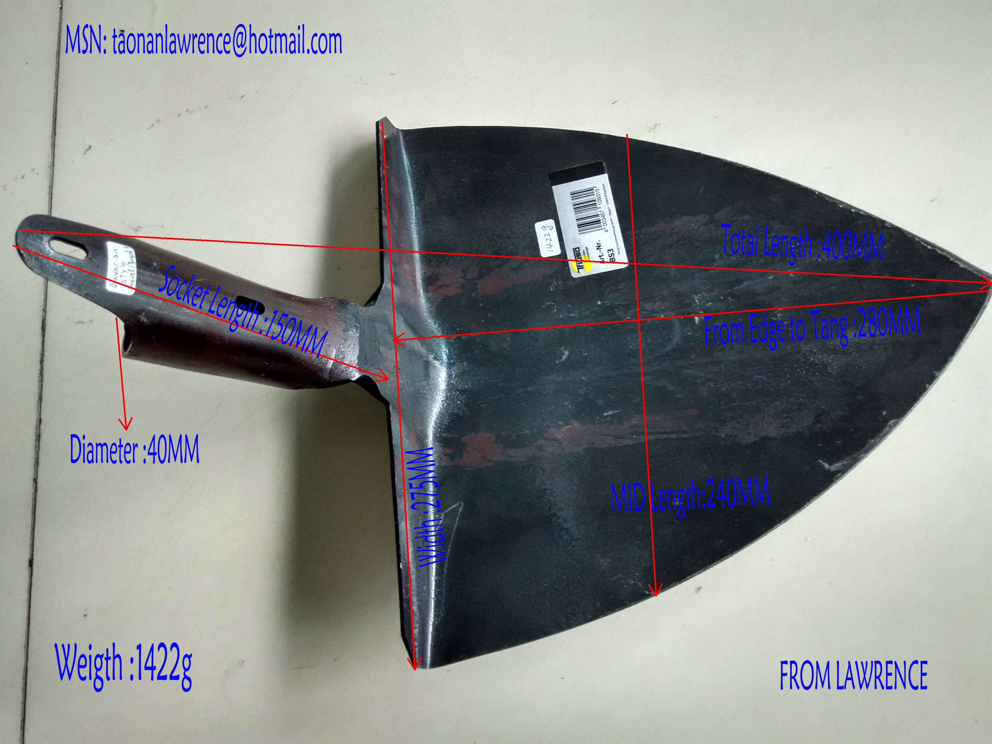 Forged shovel