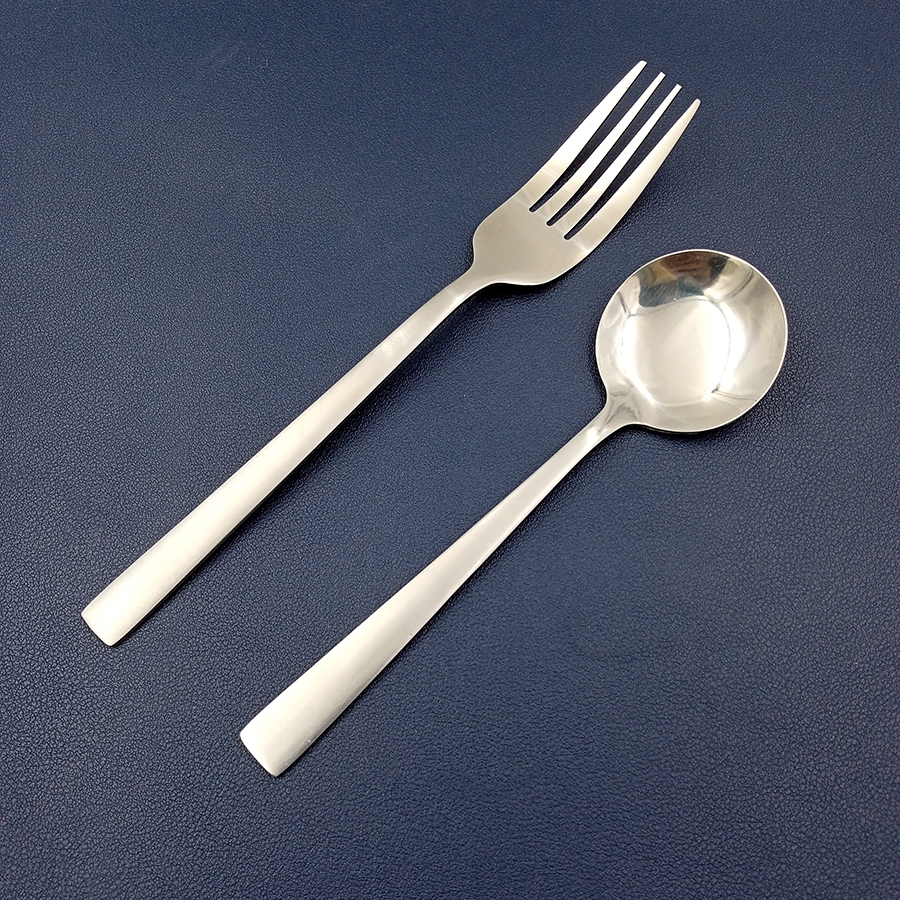 410 stainless steel flatware spoon and fork set