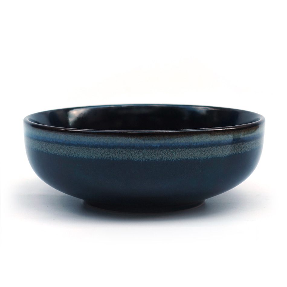 Deep Blue Love Ceramic family Set Rice bowl Dish bowl soup bowl mug daily cutlery 20pcs