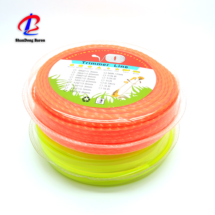 Garden nylon trimmer line with competitive price