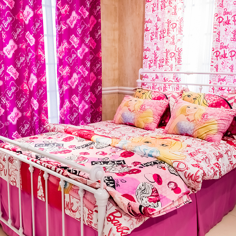 A023-Barbi comforter+sheet set+coverlet