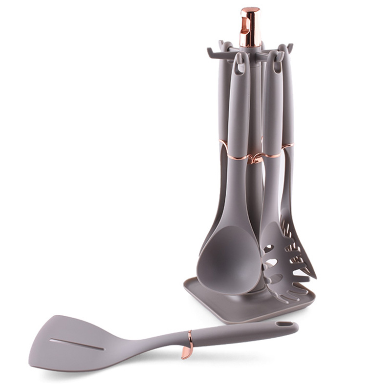 7pcs nylon kitchen utensils with holder