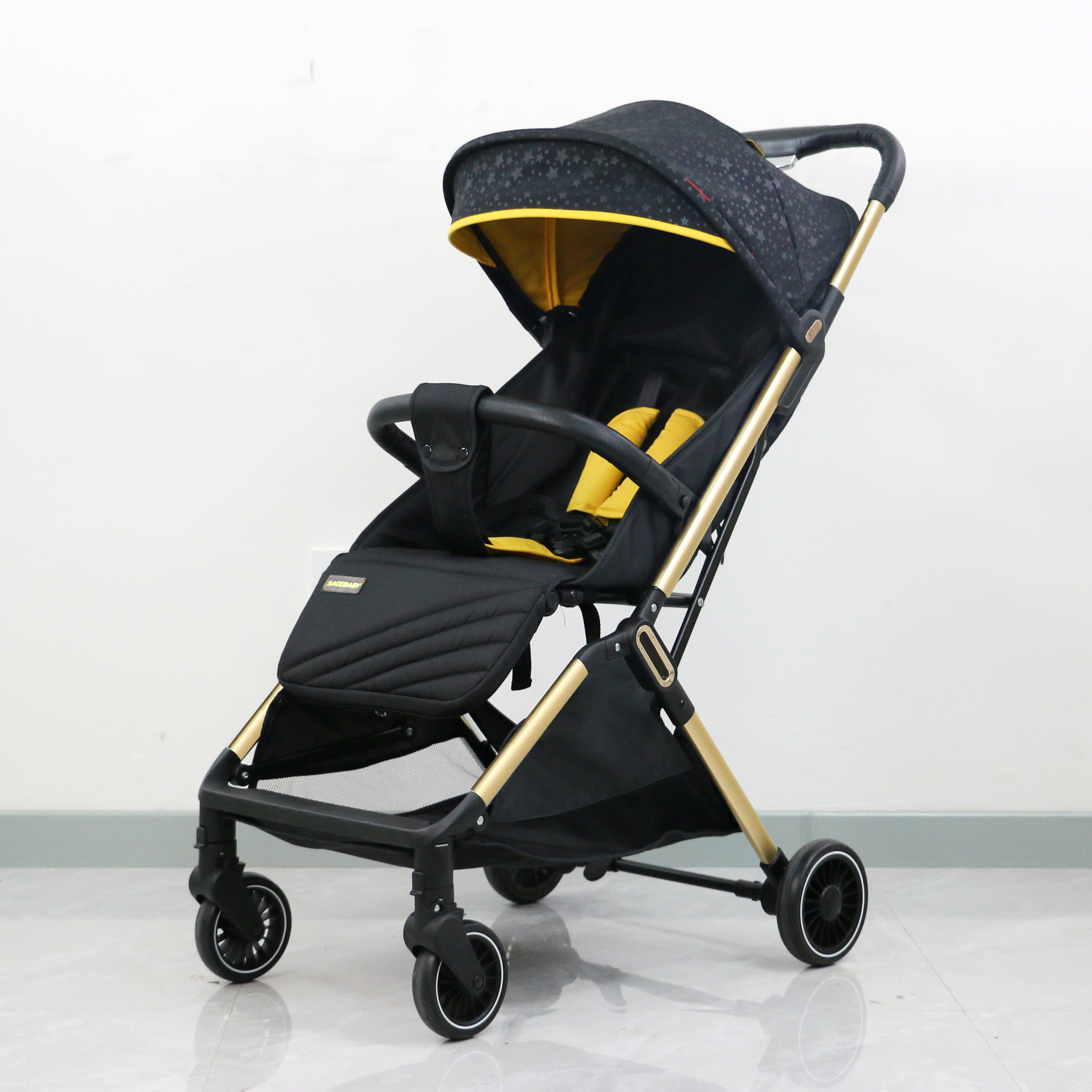 New Sagebaby T800 Autofold trifold Luxury high end baby stroler