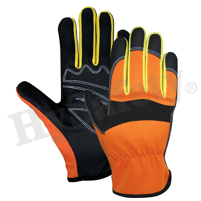 Mechanics gloves, Garden glove,PU glove, work glove, firm fit gloves