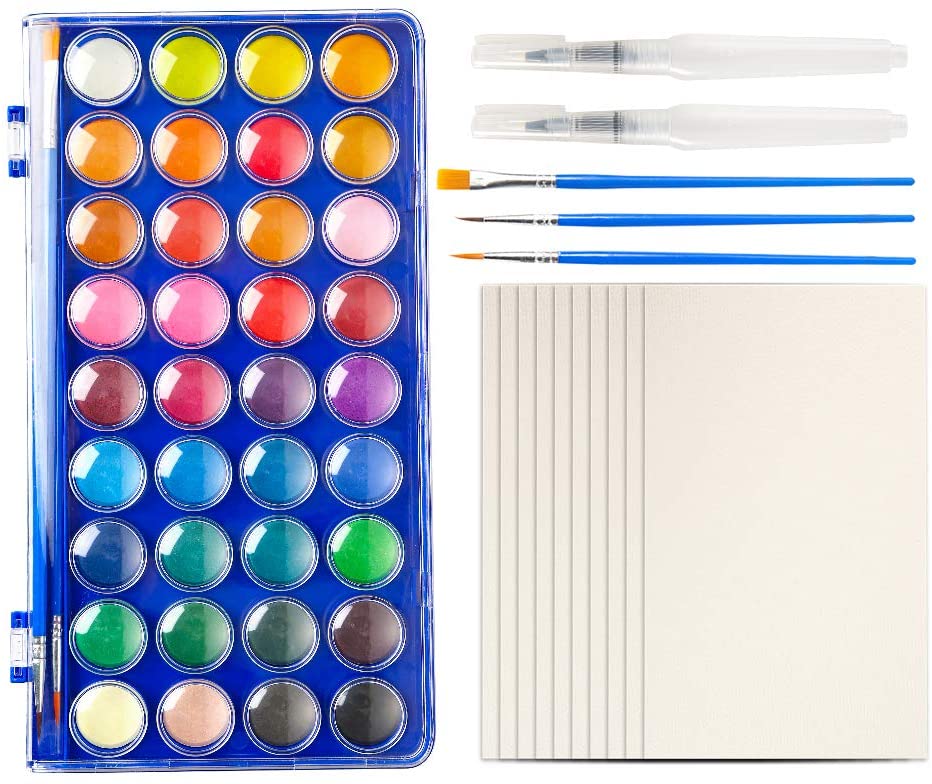 36Color Solid Watercolor Set