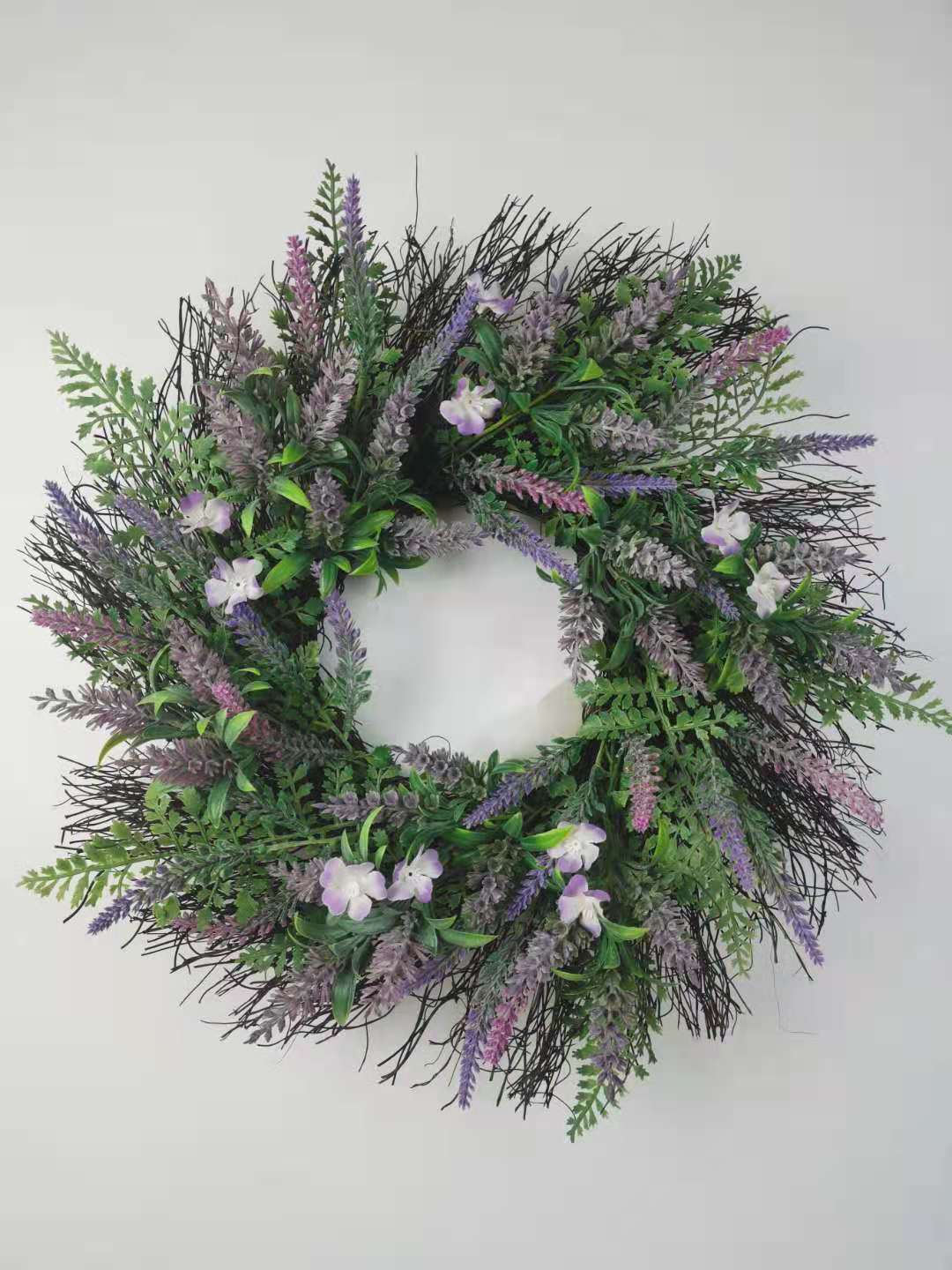 High quality new style hanging spring floral wreath