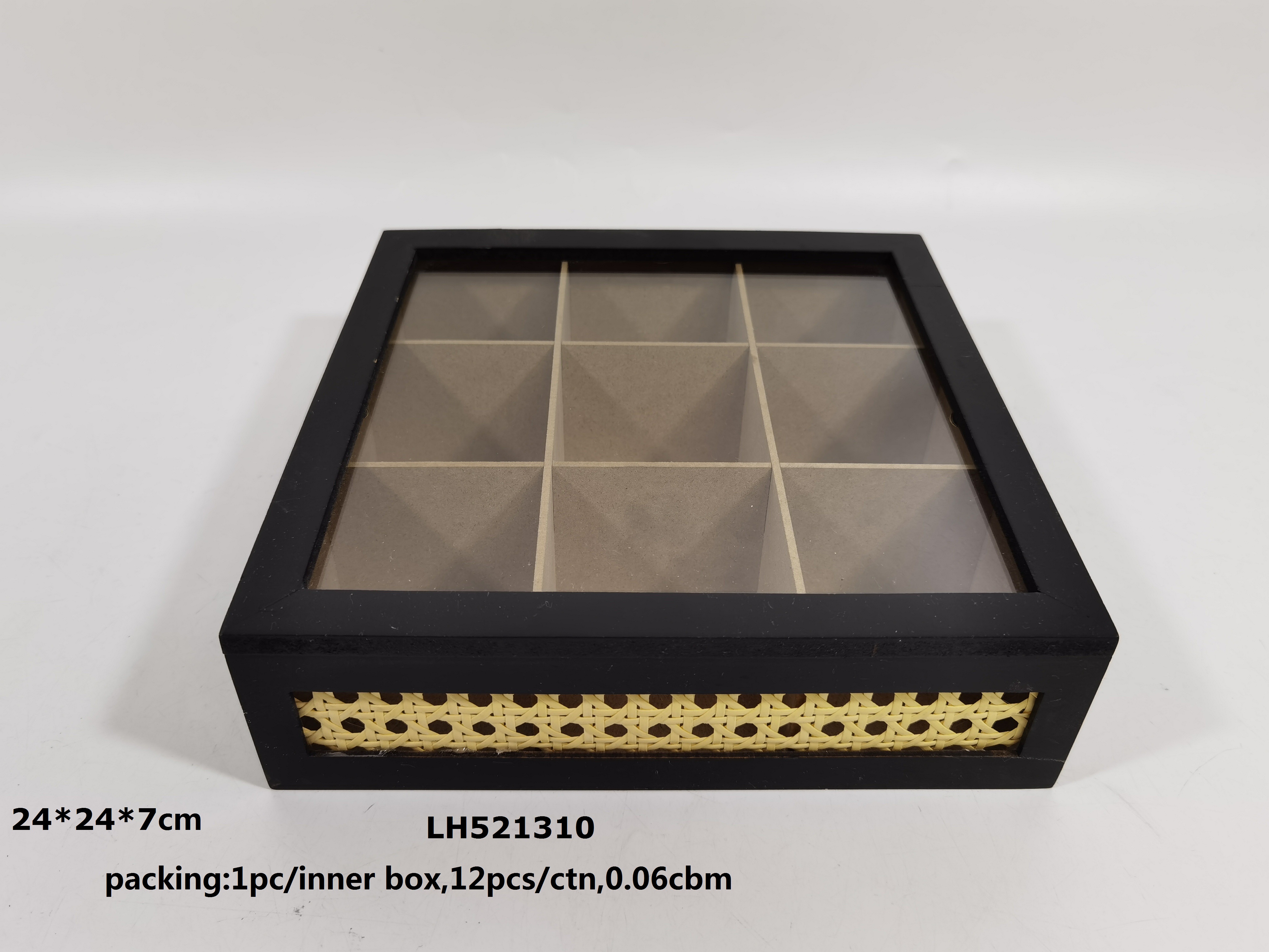 MDF tea box home decoration