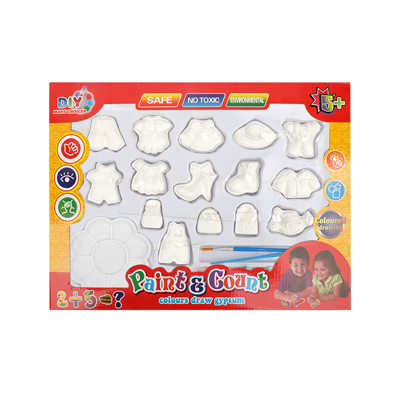 Colors draw gypsum