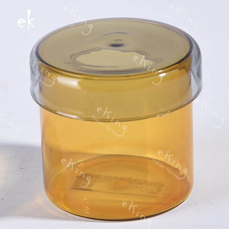 ##"Glass Terrarium EKING glass box handblown glassware nordic candy jar fashion home decor