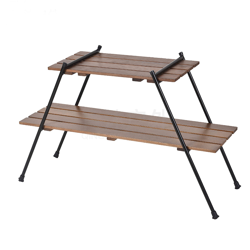 Outdoor camping self-driving portable storage rack camp equipment