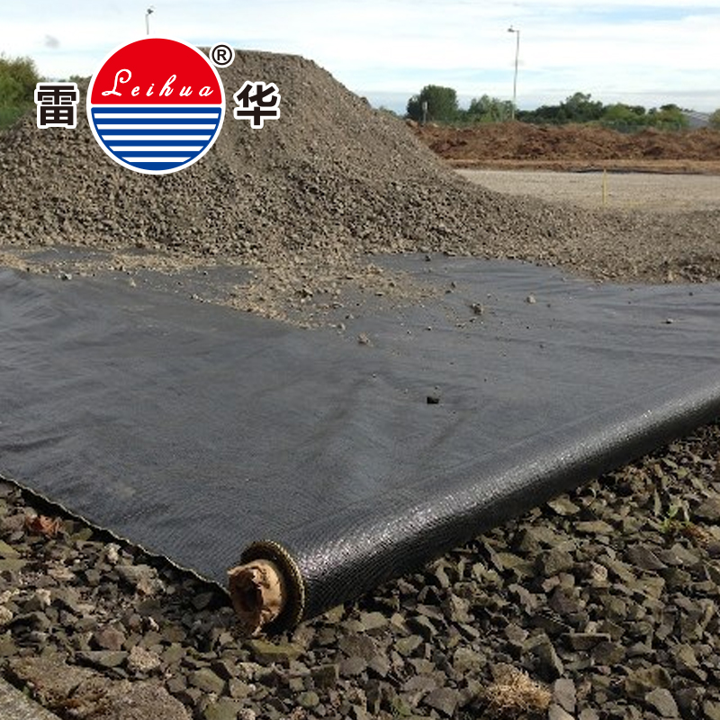 NTPEP approved Black Polypropylene woven Geotextile roll