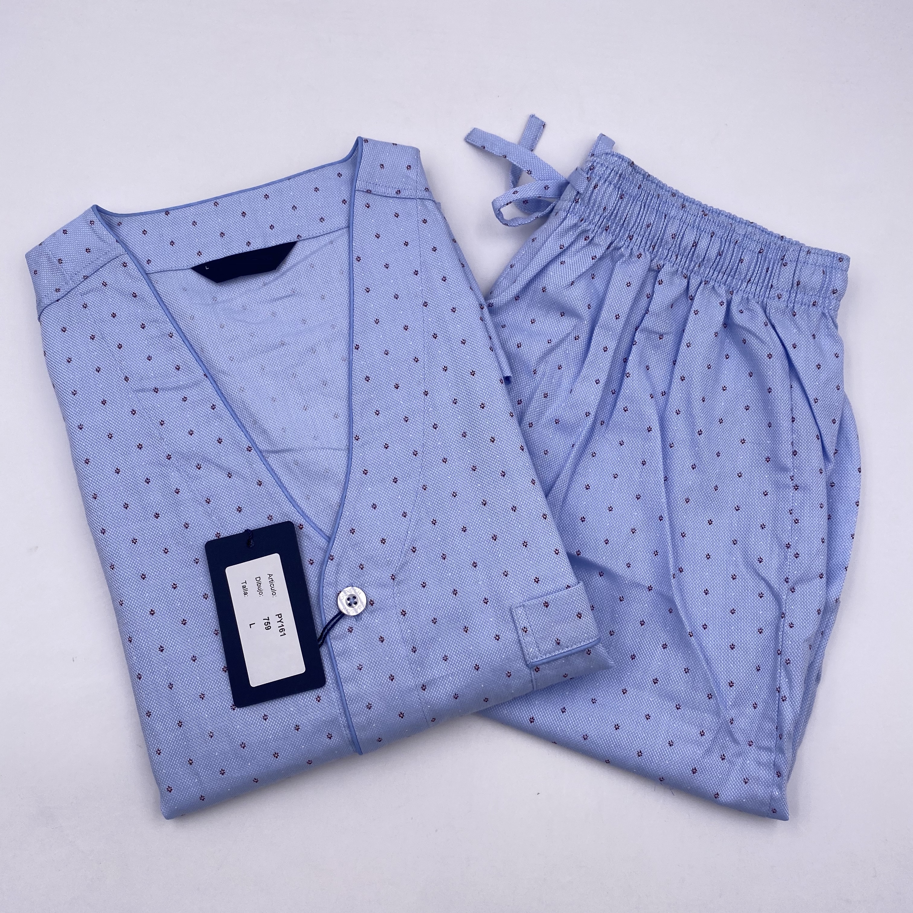 100%cotton men's woven pajamas