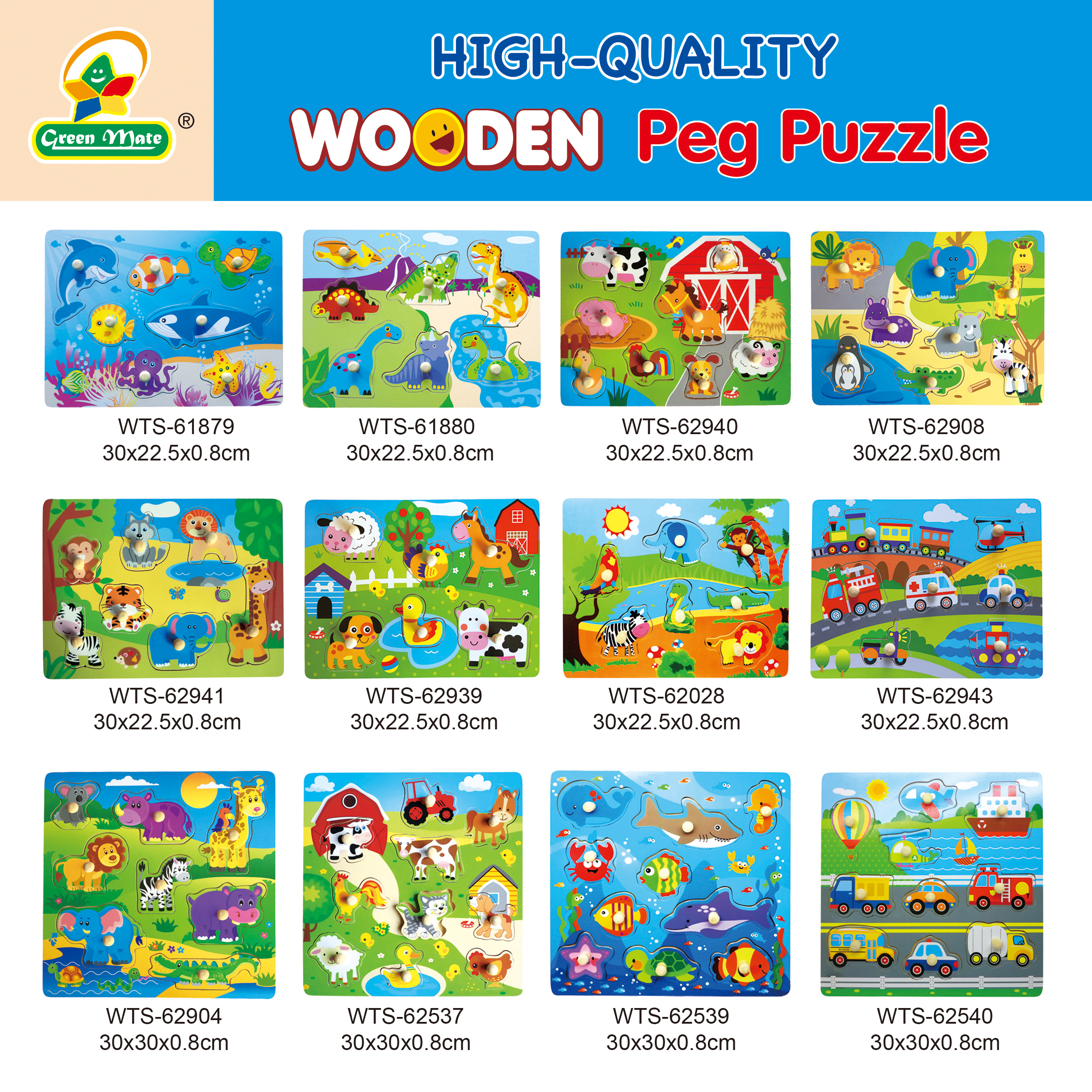 Wooden Knob Puzzle