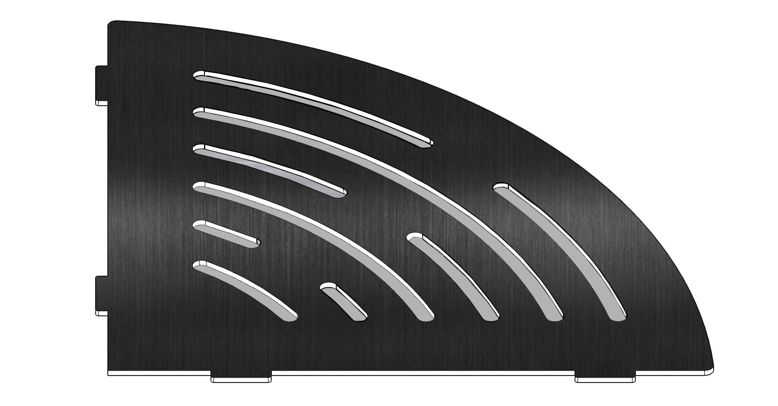 stainless steel corner shelf SLF-4