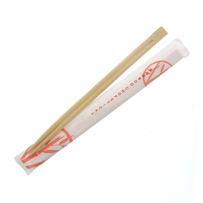 Disposable bamboo twin chopsticks opp packed