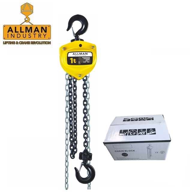 ALLMAN 500kg ~20Ton Manual Lifting Equipment Chain Block （Model : HSZ-K）