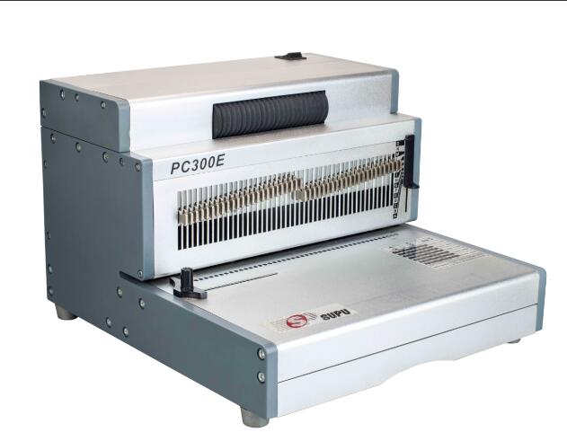 A3 A4 Coil Binding Machine With Electric Coil Inserter PC300E