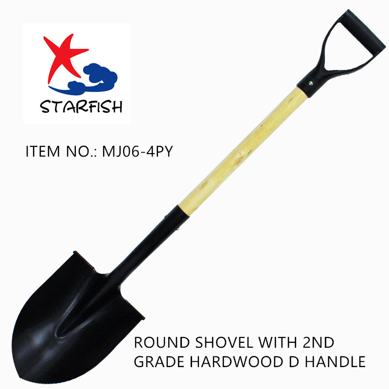Round Shovel With 2nd Grade Wood Y Handle