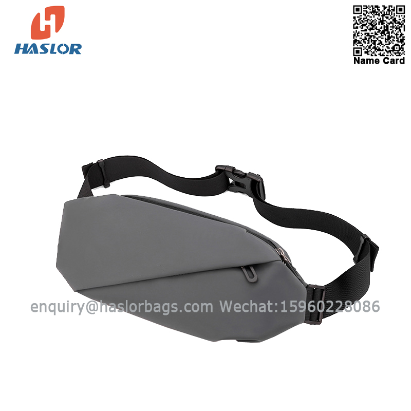 015 #A Simple Style Men's Business Waist Bag New Arrival Mutil-Pockets Large Capacity Light Stylish Waist Bag