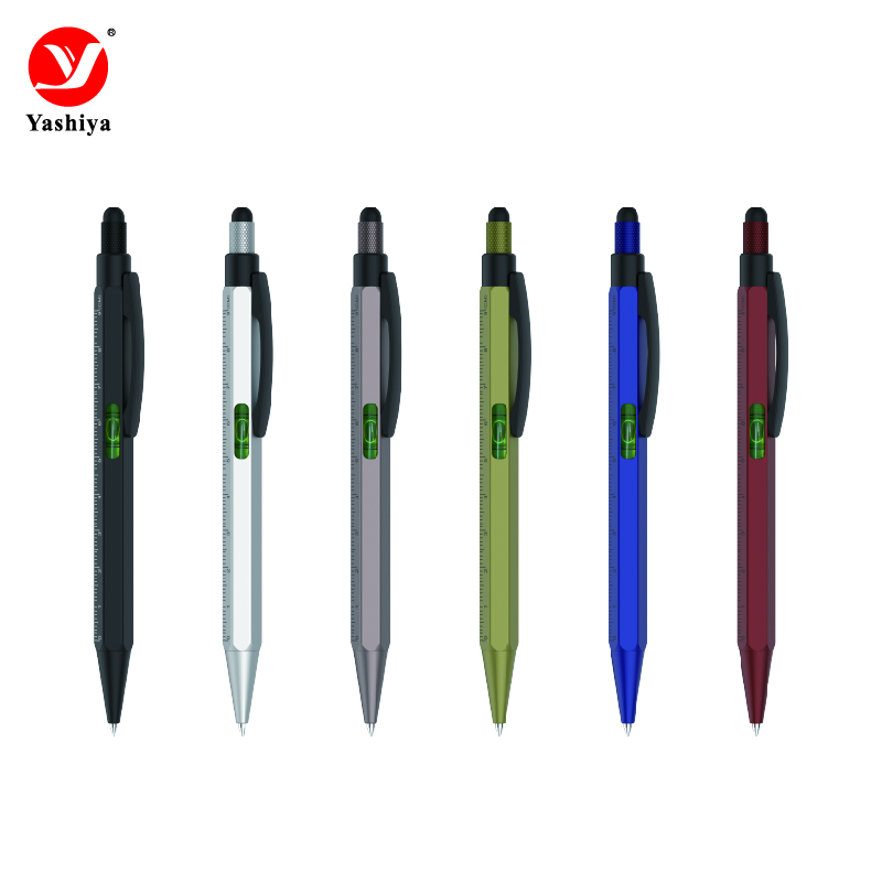 Asia stationery SY8008L hexagonal aluminum tool pen with level function