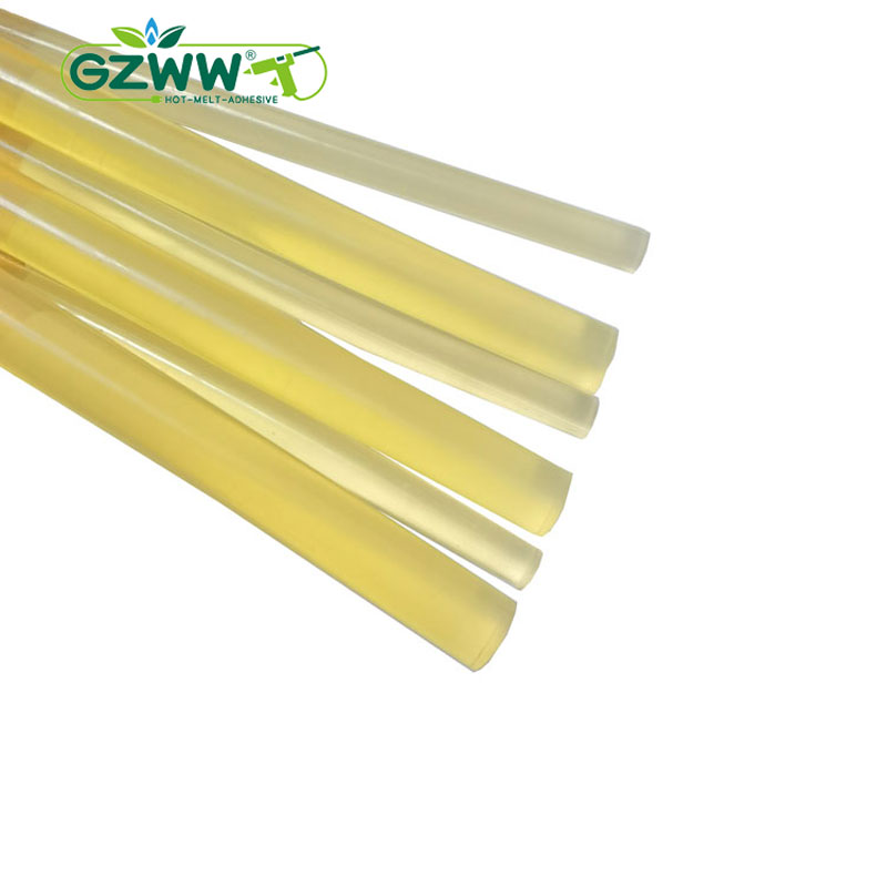 Yellow translucency manual hot melt glue stick