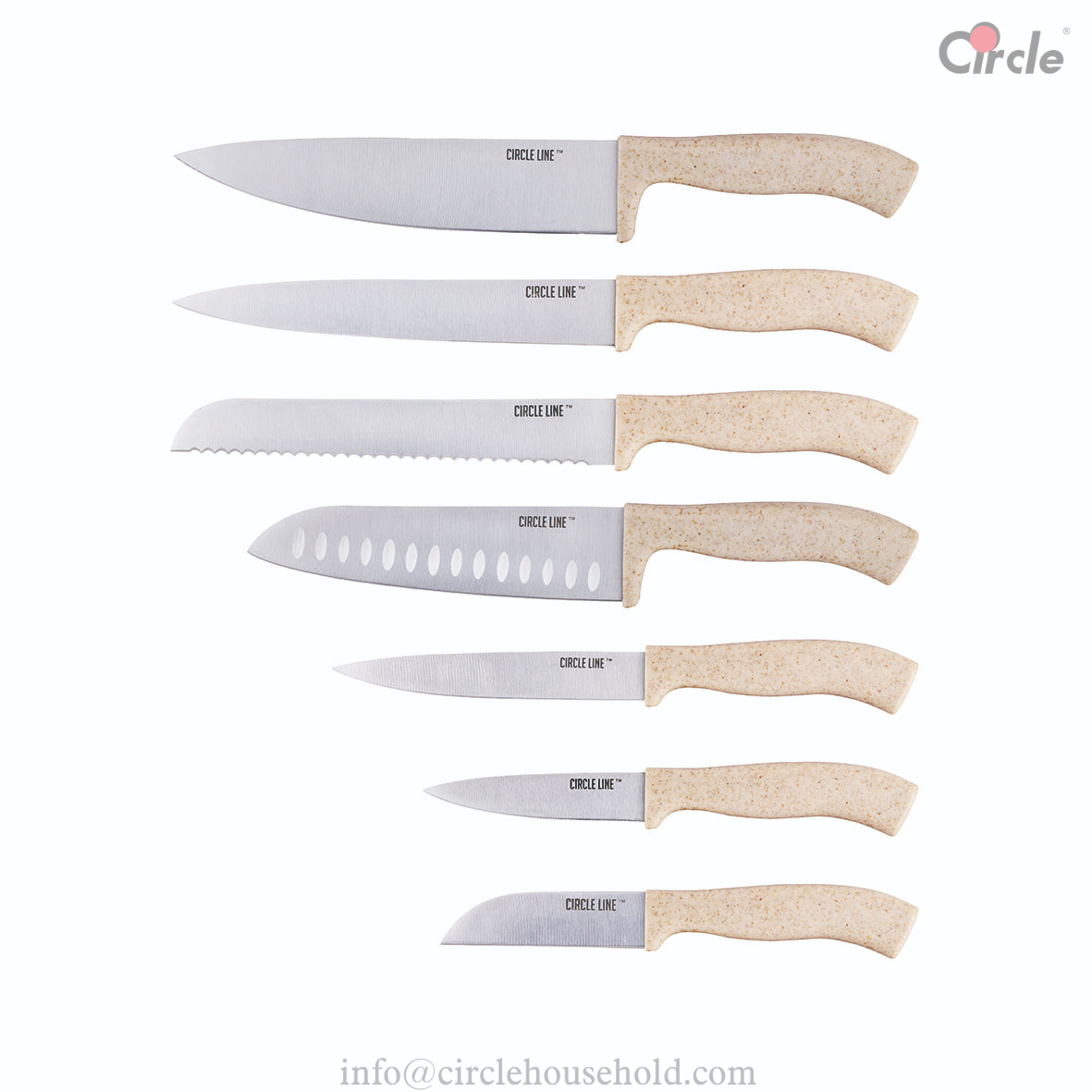 Kitchen Knife Series With 100% Degrable Pla